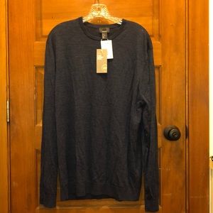 NWT H&M 100% merino wool sweater blue XL